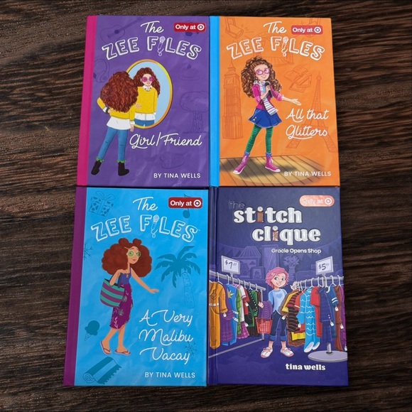 Kids Book Set - Tine Wells - The Zee Files + - Picture 1 of 2